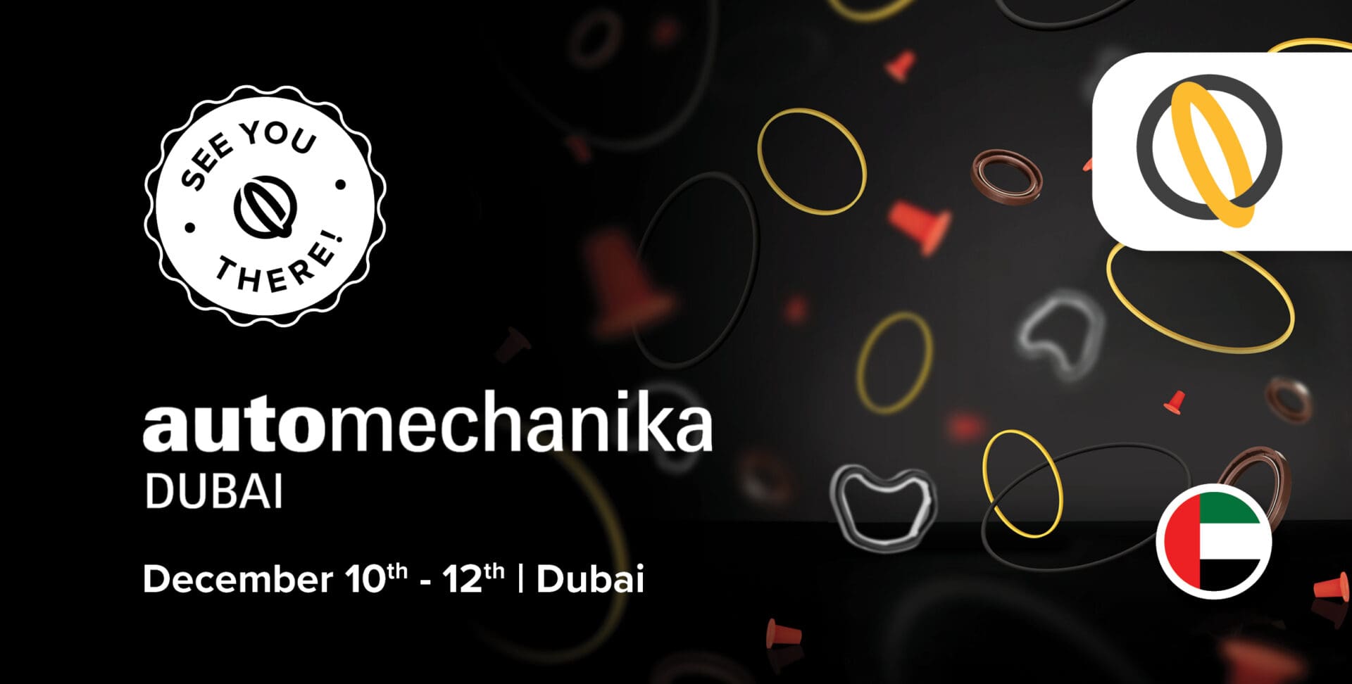 Dal 10 al 12 dicembre prenderemo parte alla 21ª edizione di Automechanika Dubai!